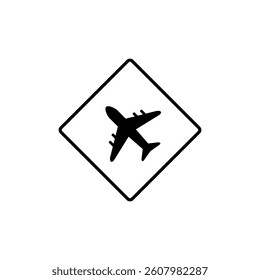 Traffic Sign Street Sign Icon Vector Template