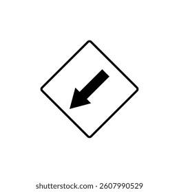 Traffic Sign Street Sign Icon Vector Template