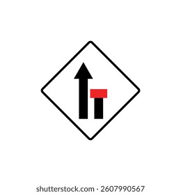 Traffic Sign Street Sign Icon Vector Template