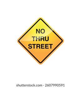 Traffic Sign Street Sign Icon Vector Template