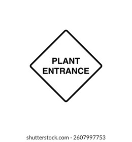 Traffic Sign Street Sign Icon Vector Template