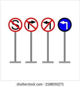Símbolo de símbolo de tráfico vector, Para ilustración o impresión