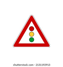 Dreieckszeichen-Design-Illustration
