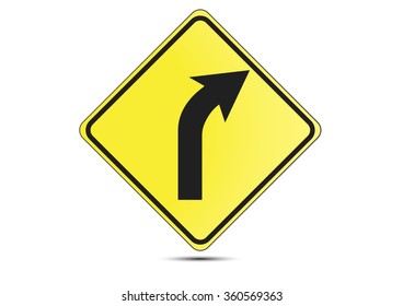 traffic sign turn right