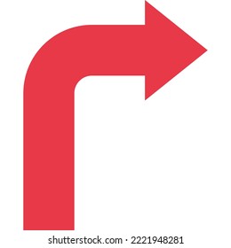 traffic sign, turn right arrow, forward and next icon