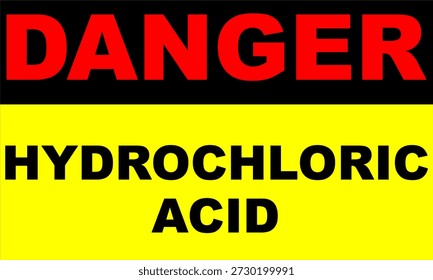 traffic sign vector danger hydrochloric acid 
