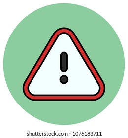 traffic sign vector icon