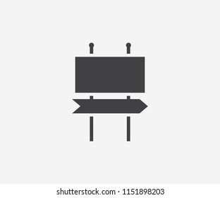 traffic sign vector icon