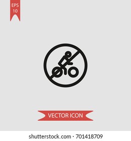 Traffic sign vector icon illustration symbol