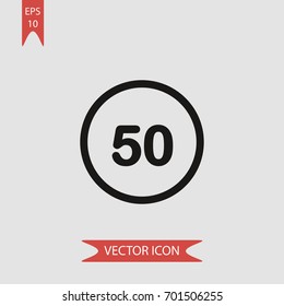 Traffic sign vector icon illustration symbol