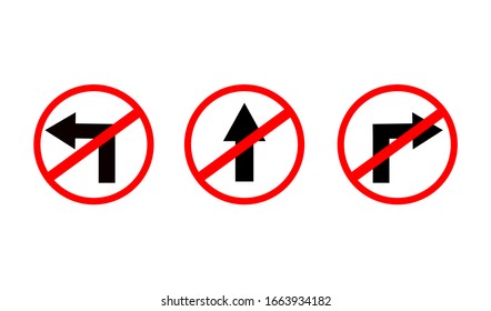 Symbol für Vektorillustration von Verkehrszeichen einzeln auf weißem Hintergrund, Vektorillustration-Symbol für Mobilfunk- und Computergrafik-Design