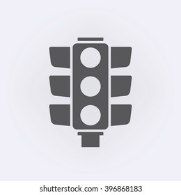 Traffic sign . Vector illustration