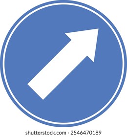 Traffic Sign Vector Illustration. Isolated on White Background