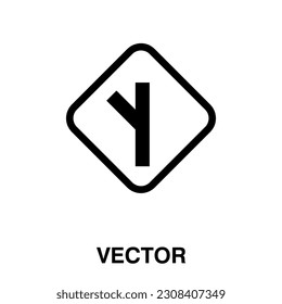 Traffic sign. vector illustration on white background..eps