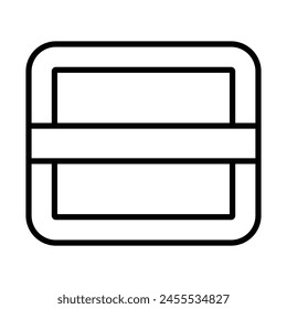 Traffic Sign Vector Line Icon Design