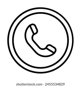 Traffic Sign Vector Line Icon Design