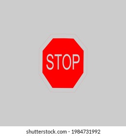 traffic sign vector to stop the vehicle