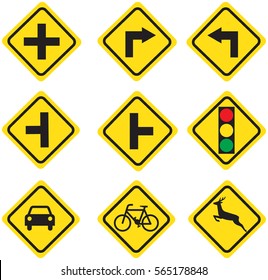 Traffic Sign Yellow