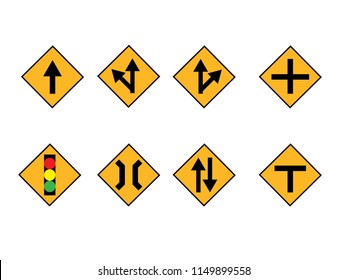 traffic sign Yellow.vector ESP 10.