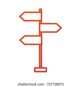 traffic signal arrows guide direction icon