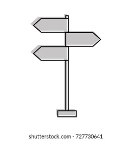 traffic signal arrows guide direction icon