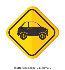traffic signal with car