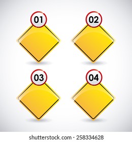 traffic signal design, vector illustration eps10 graphic 