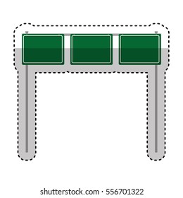 traffic signal information icon vector illustration design