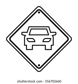 traffic signal information icon vector illustration design