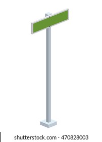 traffic signal isometric icon vector illustration design