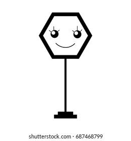 traffic signal kawaii character