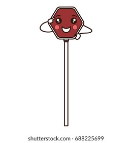 traffic signal kawaii character