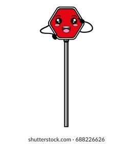 traffic signal kawaii character