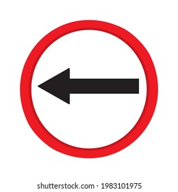 Traffic signal to the left