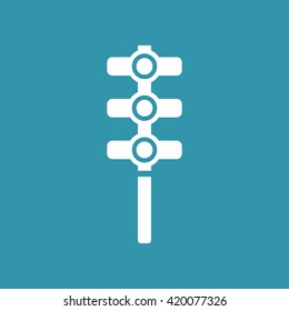 Traffic Signal Lights Icon. Eps-10.