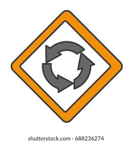 traffic signal round point