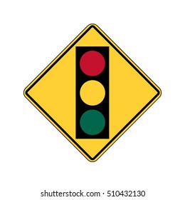 Traffic signal sign