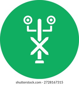 Ilustração do design do ícone do vetor do sinal de tráfego