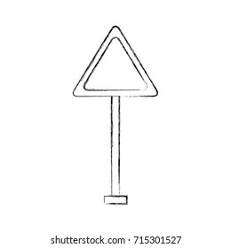 traffic signal warning caution attention blank