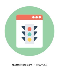 Traffic Signals Vector Icon