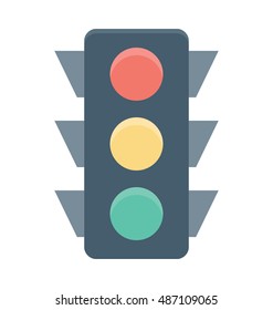 
Traffic Signals Vector Icon
