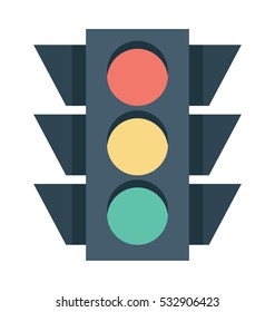 Traffic Signals Vector Icon