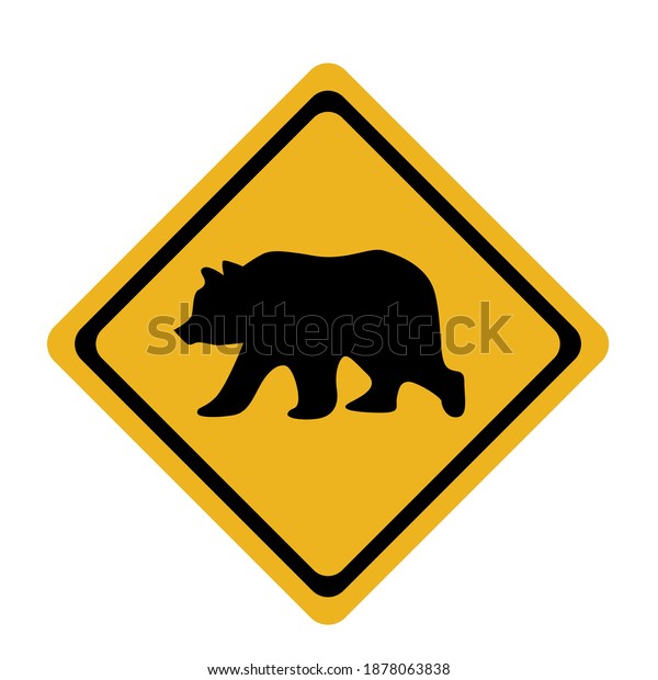 Traffic Signs Black Signs On Yellow Stock Vector (Royalty Free ...