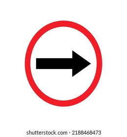 Traffic Signs Collection Vector. One Way Traffic.

