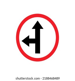 Traffic Signs Collection Vector. One Way Traffic.

