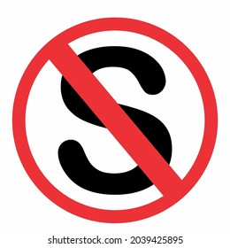 traffic signs do not stop vector