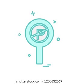 Traffic signs icon design vector