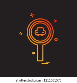 Traffic signs icon design vector