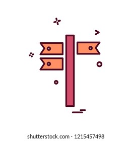 Traffic signs icon design vector