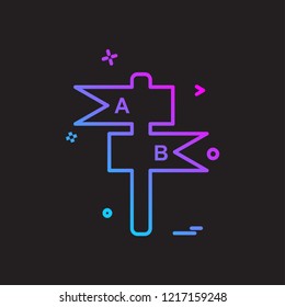 Traffic signs icon design vector